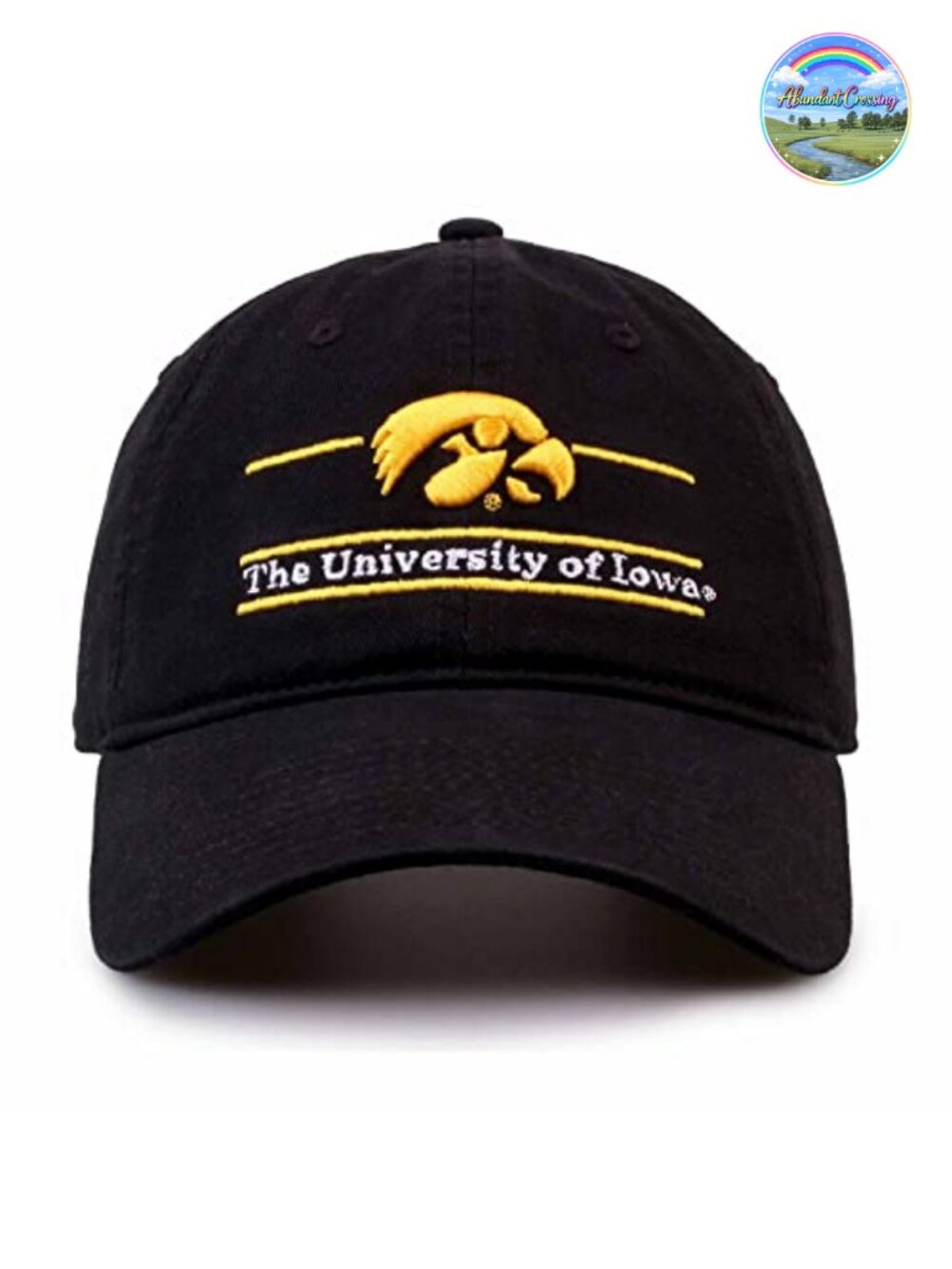 NCAA Embroidered Bar Hat Garment Washed Cotton Twill Adjustable